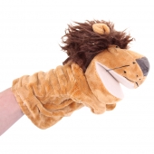 Plüss kesztyűbáb oroszlán