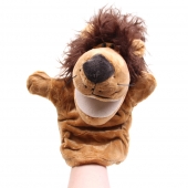 Plüss kesztyűbáb oroszlán