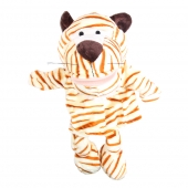 Plüss kesztyűbáb lábakkal tigris