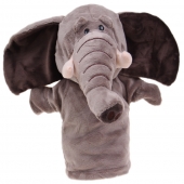 Plüss kesztyűbáb elefánt