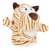 Plüss kesztyűbáb tigris