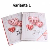 Fotóalbum 200 fényképhez szívecskék