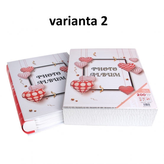 Fotóalbum 200 fényképhez szívecskék