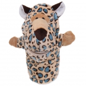 Plüss kesztyűbáb leopárd