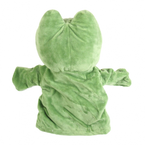 Plüss kesztyűbáb béka
