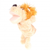 Plüss kesztyűbáb lábakkal oroszlán var.1