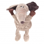 Plüss kesztyűbáb lábakkal elefánt