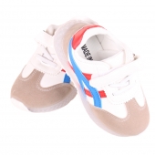 Gyerek világító tornacipő orral kék-piros var.2