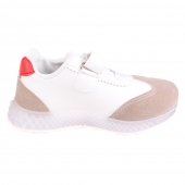 Gyerek világító tornacipő orral kék-piros var.2