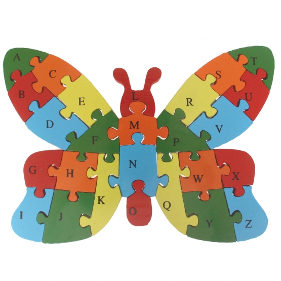 Fa oktató puzzle készlet 10 db