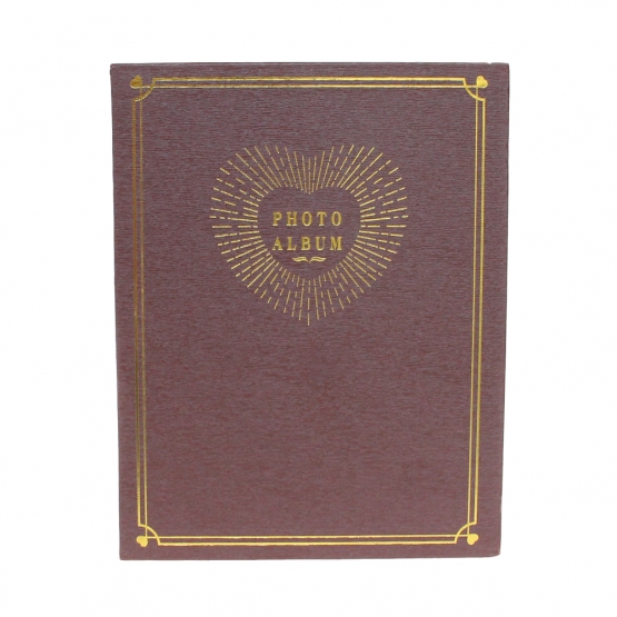 Fotóalbum 200 fényképhez barna, típus F