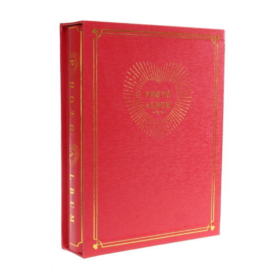 Fotóalbum 200 fényképhez piros, típus F