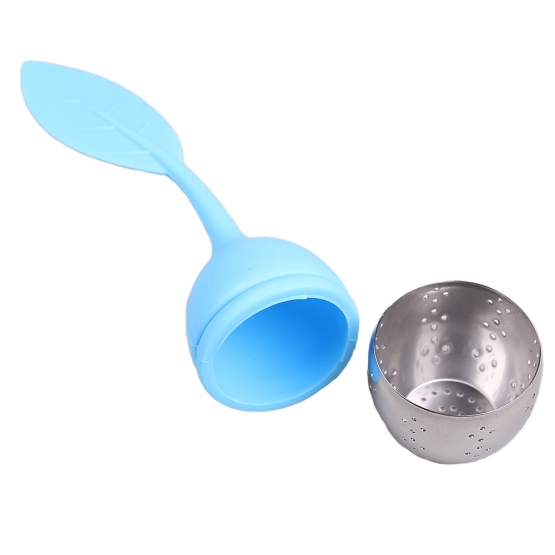 Szilikon teaszűrő – levél formájú