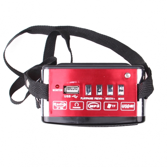 Hordozható rádió YG-901UAT piros