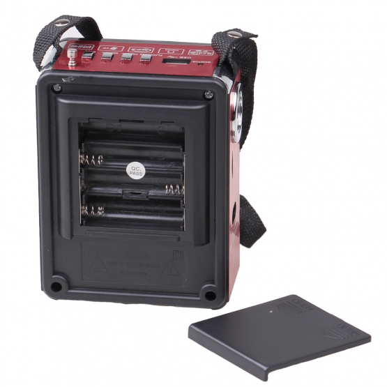 Hordozható rádió YG-901UAT piros