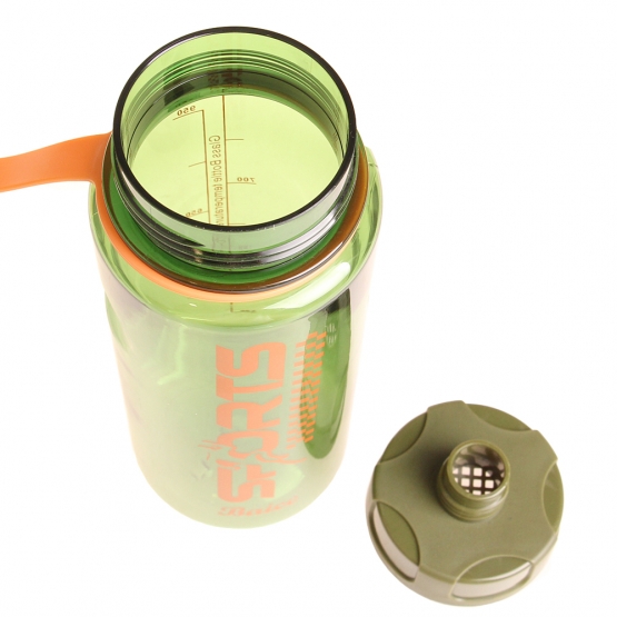 Műanyag palack szíjjal 1l, var.2