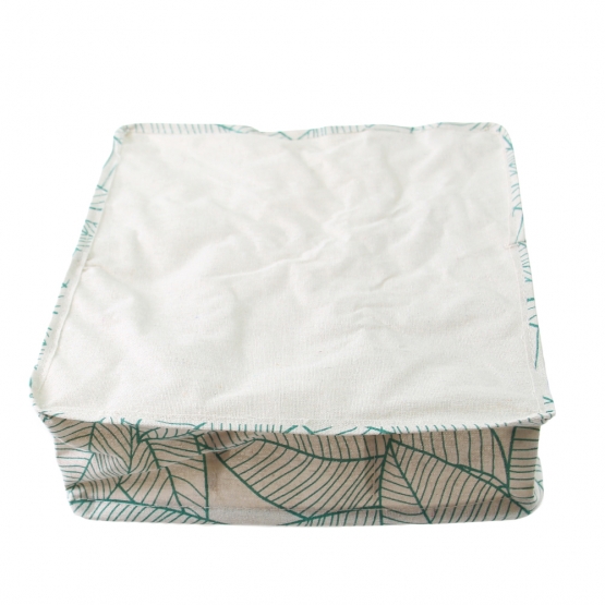 Összecsukható szekrényszervező fehér-zöld