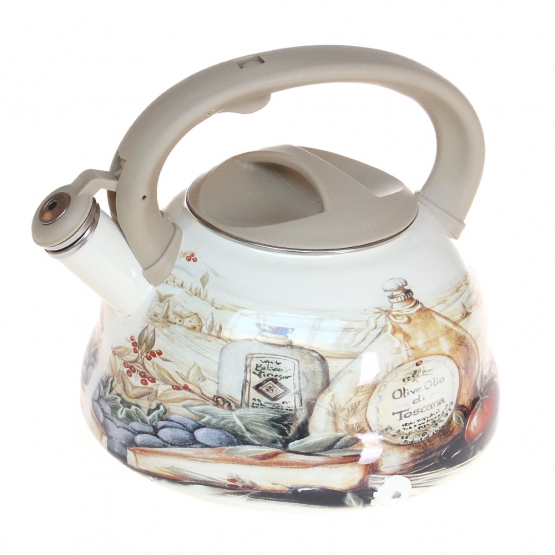 Zománcozott teáskanna 3l var.6
