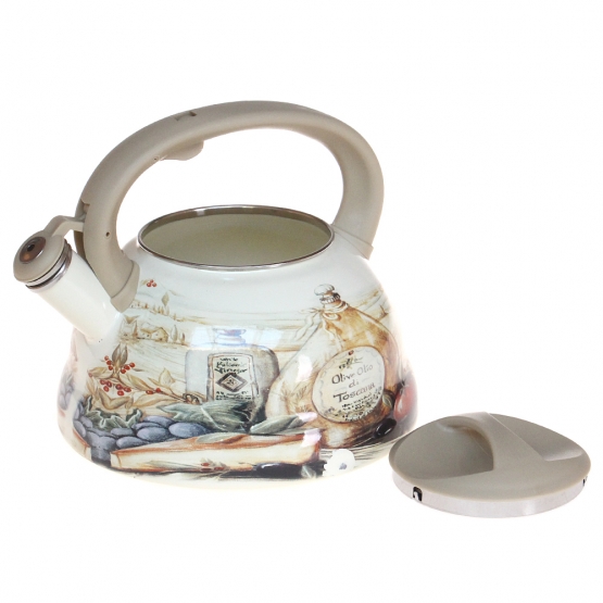 Zománcozott teáskanna 3l var.6