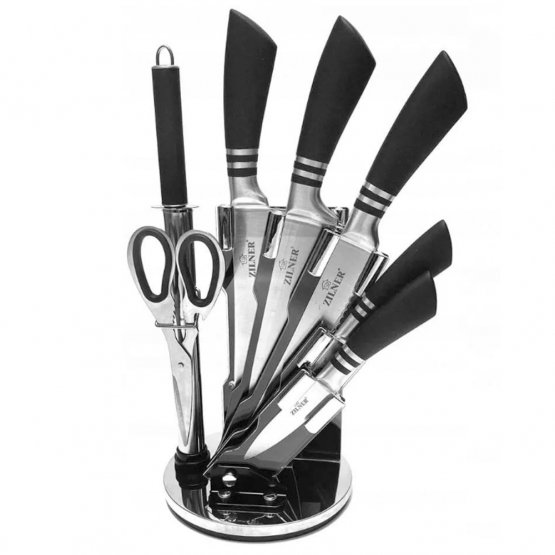 ZL-5111 késkészlet forgó állvánnyal