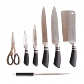 ZL-5111 késkészlet forgó állvánnyal