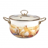 8 részes zománcozott edénykészlet csendélet