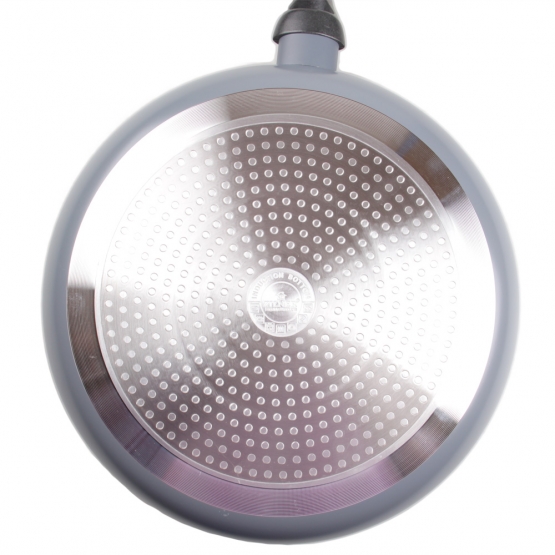 Szürke márvány bevonatú serpenyő 28 cm