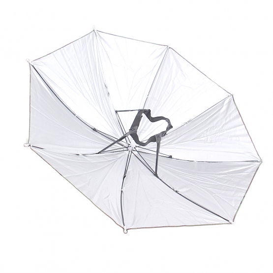 Összecsukható fejre illeszthető esernyő – terepmintás