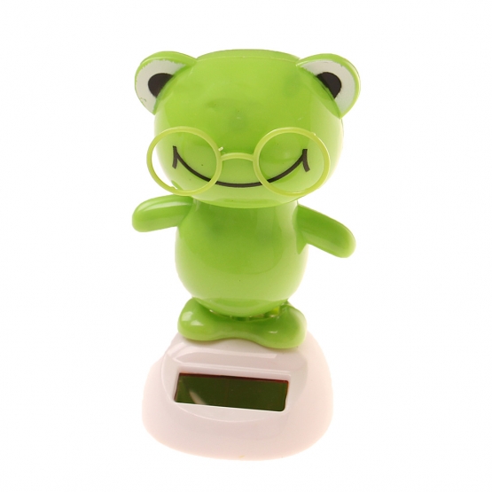 Szoláris táncoló dekoráció béka