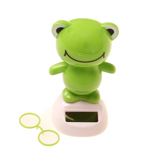 Szoláris táncoló dekoráció béka