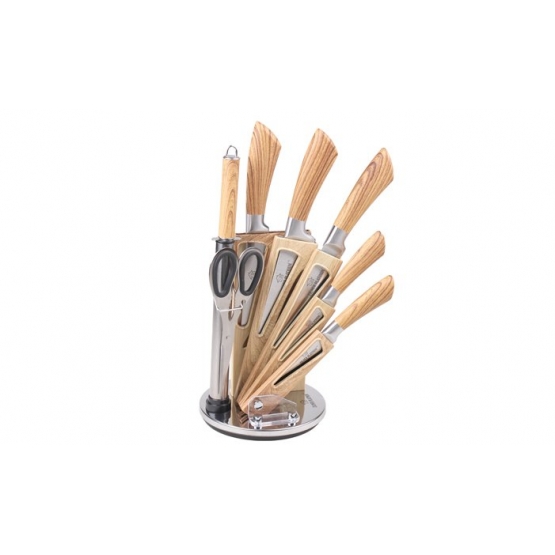 Késkészlet forgó állvánnyal ZL-5122