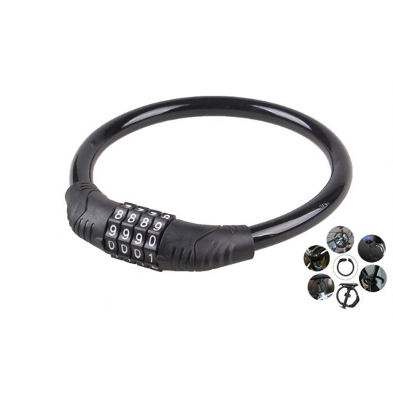 Kerékpár lakat kóddal