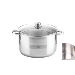 Rozsdamentes acél edény fedővel 17,7 l