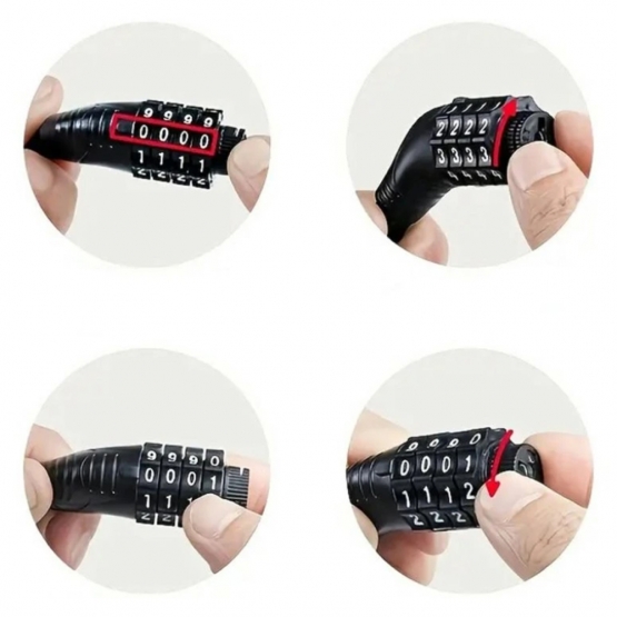 Kerékpár lakat kóddal