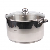 Rozsdamentes acél edény fedővel 17,7 l