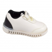 VILÁGÍTÓ GYEREK TORNACIPŐ, FEHÉR-FEKETE 21, 22, 23, 24, 25