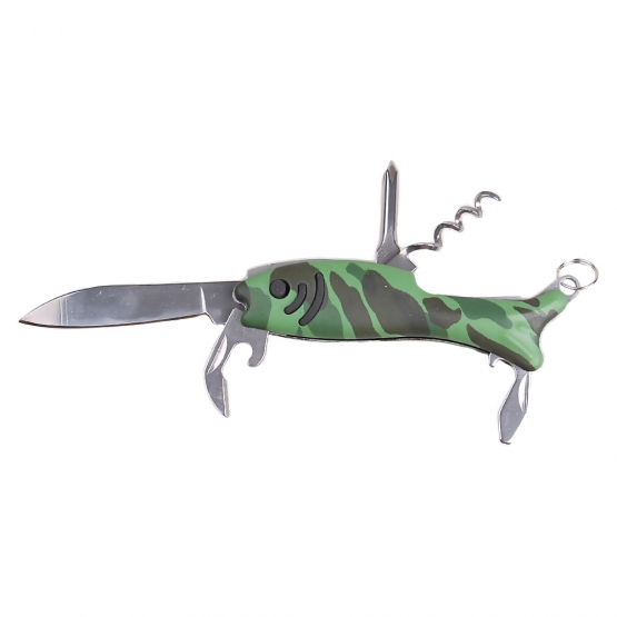 5 funkciós hal alakú álcázott zsebkés