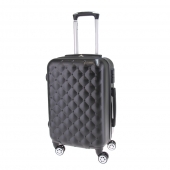 Kéményfalú bőrönd készlet LA2 fekete – 3 db