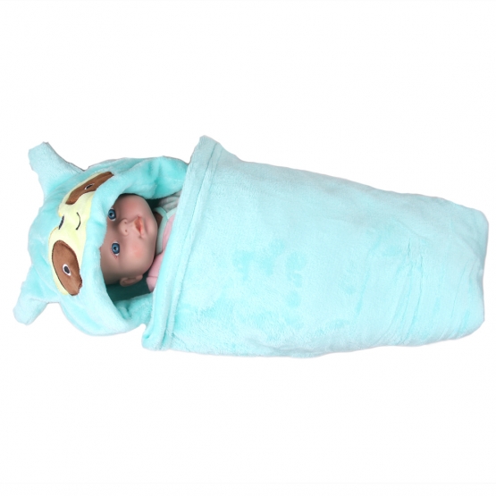 Happy Baby gyerek takaró, kék – lemur