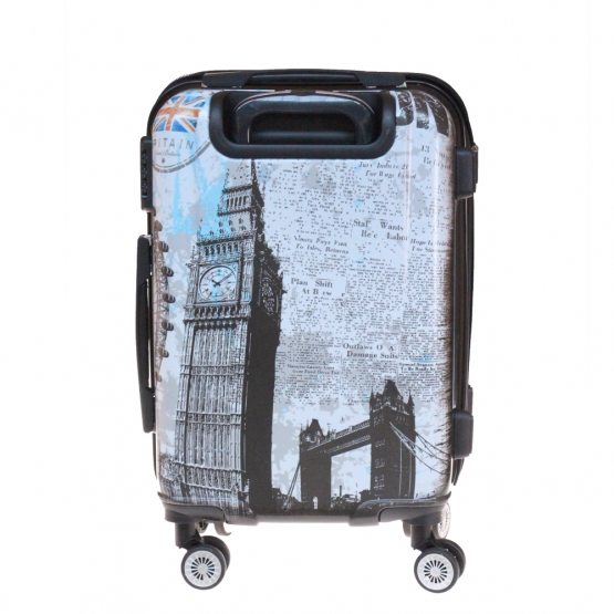 Kéményfalú bőrönd készlet (London) – 3 db