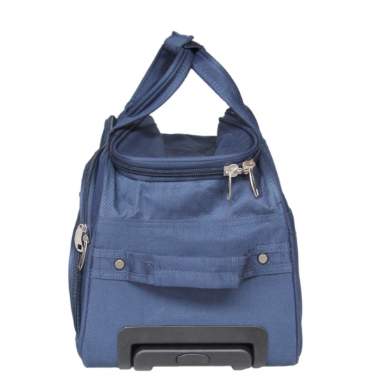 Gurulós utazótáska MRZM kék, nagyméretű