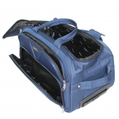 Gurulós utazótáska MRZM kék, nagyméretű