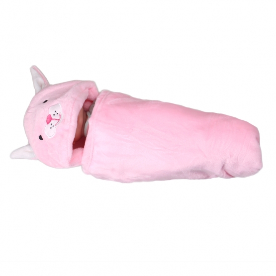 Happy Baby gyerek takaró, rózsaszín – nyuszi