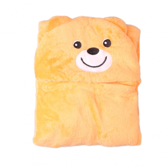 Happy Baby gyerek takaró, narancssárga – mackó