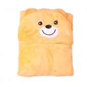 Happy Baby gyerek takaró, narancssárga – mackó