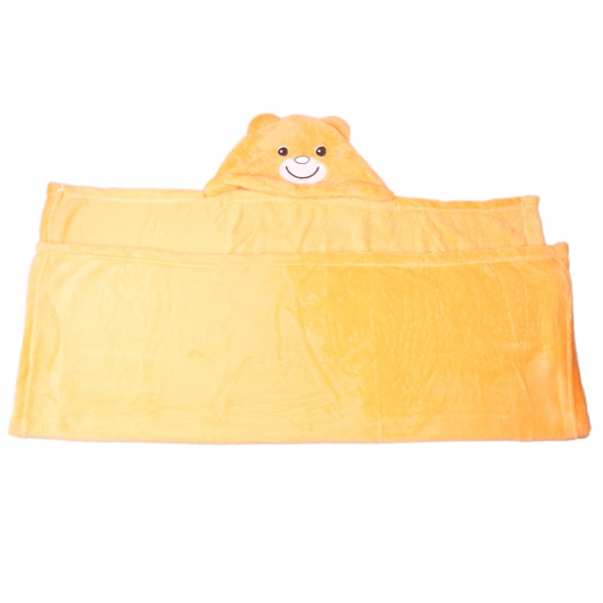 Happy Baby gyerek takaró, narancssárga – mackó