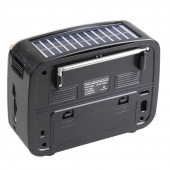 Hordozható 3 sávos napelemes rádió bézs YUEGAN