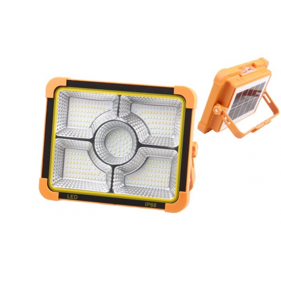 Napelemes tölthető munkalámpa IP66