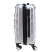 Kéményfalú bőrönd készlet LA3 szürke – 3 db