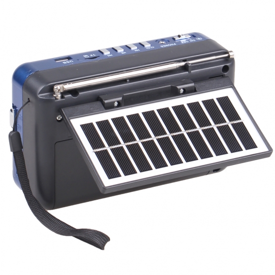 FERVENT napelemes 3 sávos rádió kék